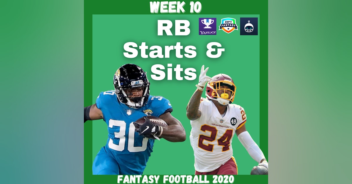 Fantasy Football 2020 | Week 10 RB Starts & Sits Every Matchup