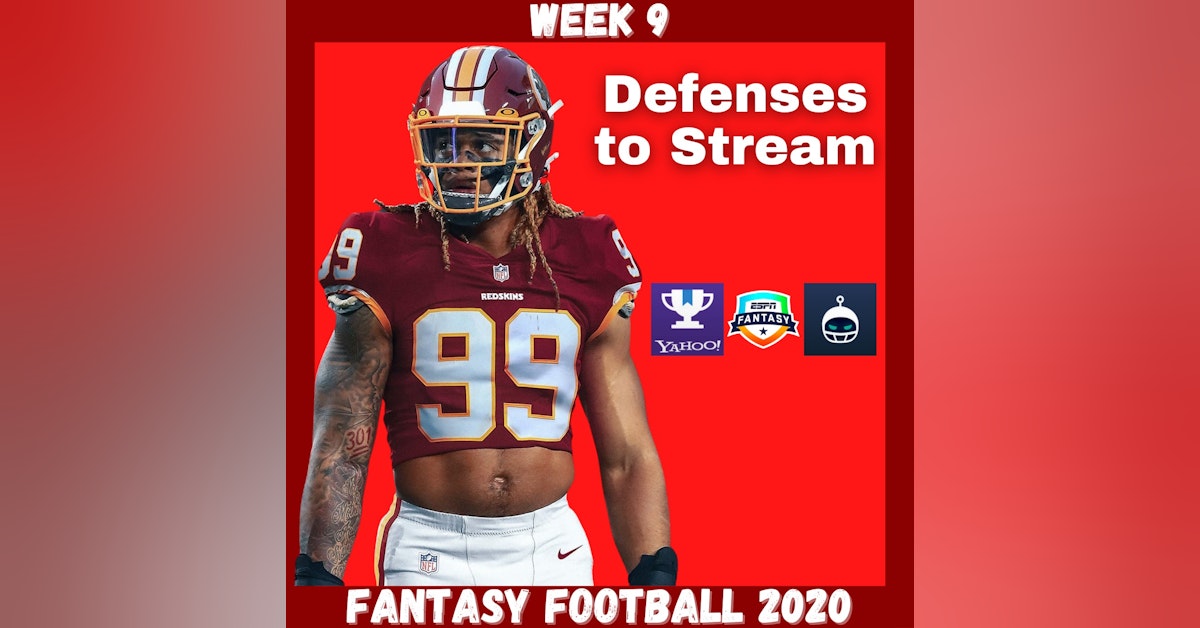 Fantasy Football 2020 | Week 9 Team Defense Stream