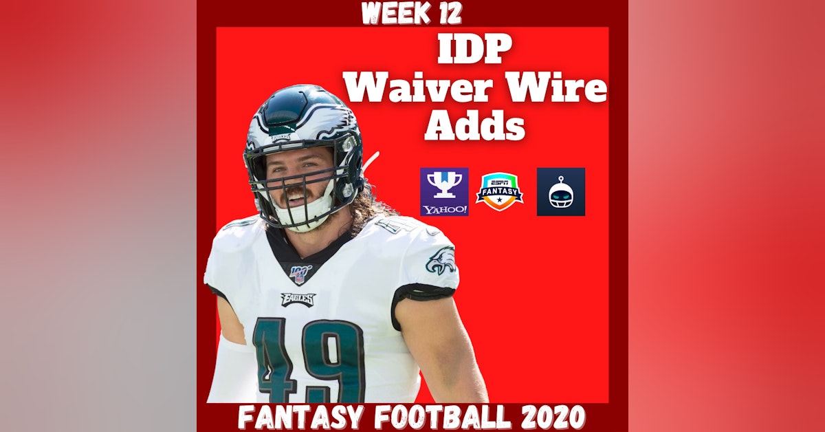 Fantasy Football 2020 | Week 12 IDP Waiver Wire Adds