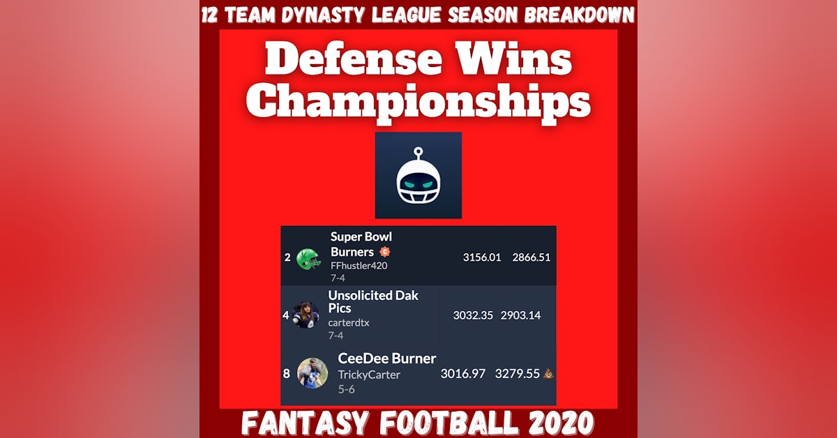 Fantasy Football 2020 | Defense Wins Championships Listener League Season Breakdown