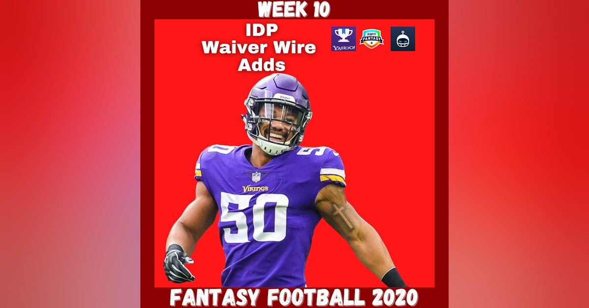 Fantasy Football 2020 | Week 10 IDP Waiver Wire Adds