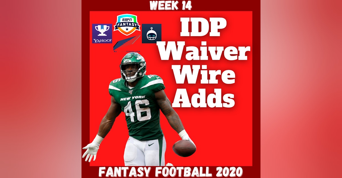 Fantasy Football 2020 | Week 14 IDP Waiver Wire Adds