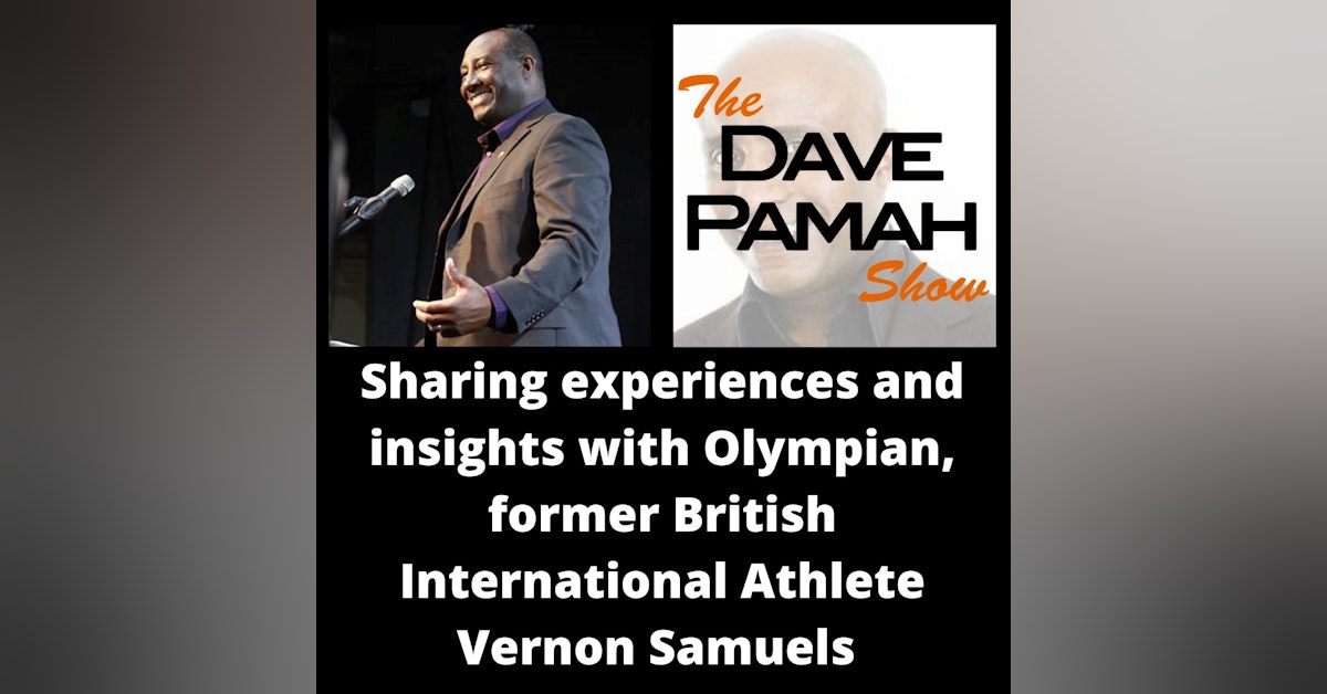 Sharing experiences and insights with Olympian, former British International Athlete Vernon Samuels