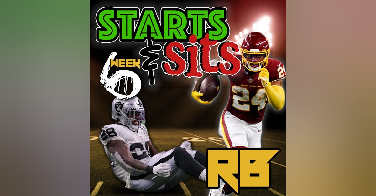 Week 6 RB Starts & Sits Every Matchup