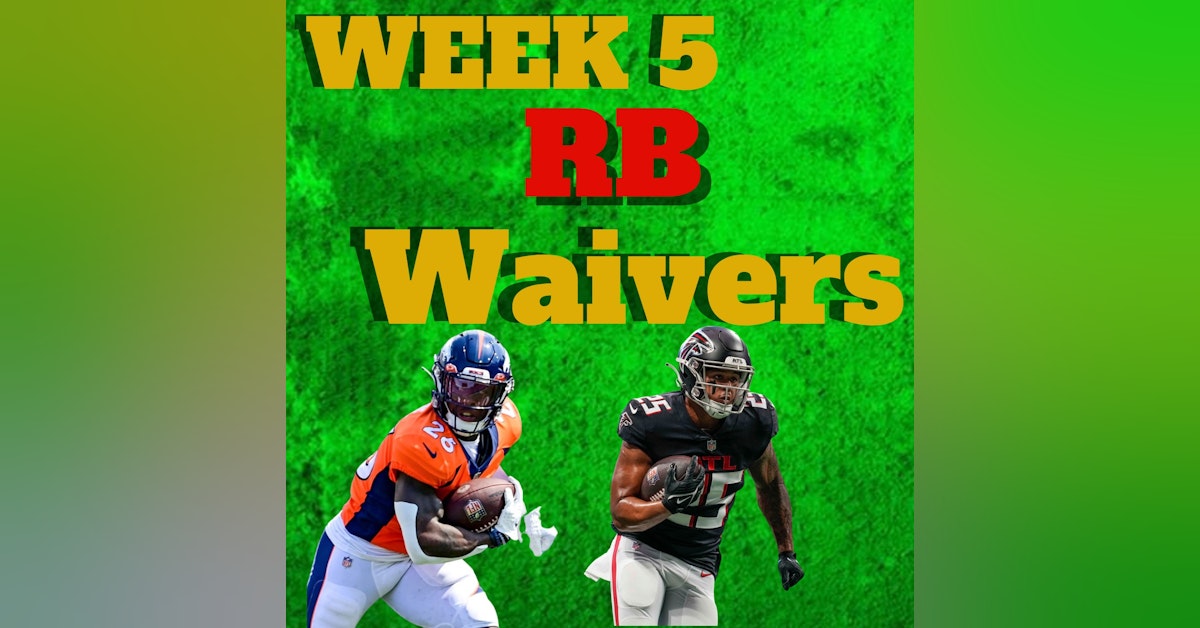 Week 5 RB Waiver Wire Adds
