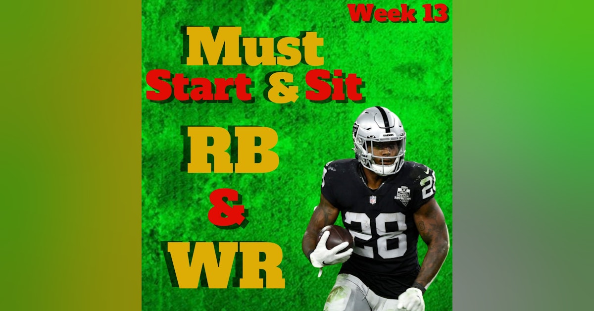 Week 13 START SIT RB WR, EVERY GAME | Fantasy Football 2022