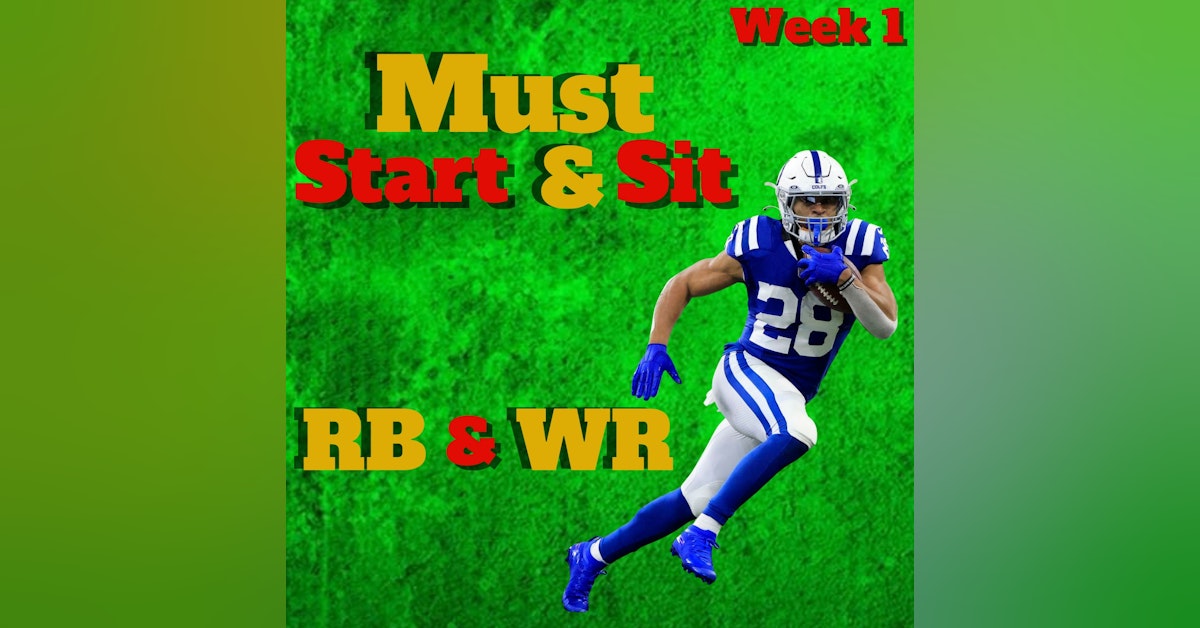 Week 1 START/SIT RB/WR, EVERY GAME | Fantasy Football 2022