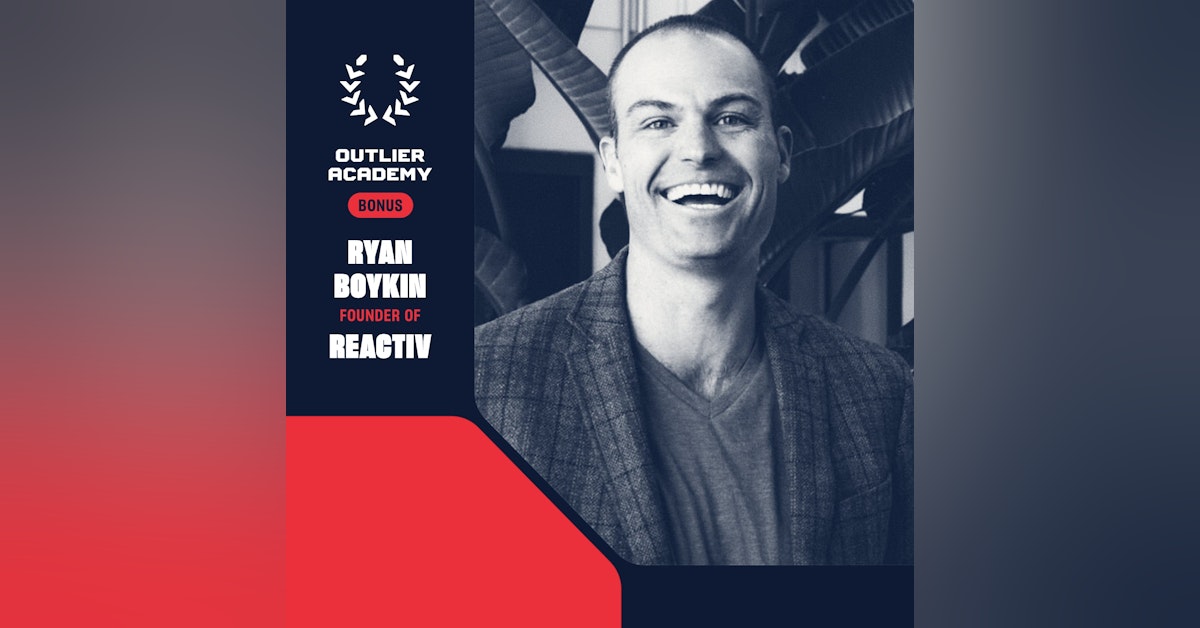 #50 Ryan Boykin of REACTIV: My Favorite Books, Tools, Habits, and More | 20 Minute Playbook