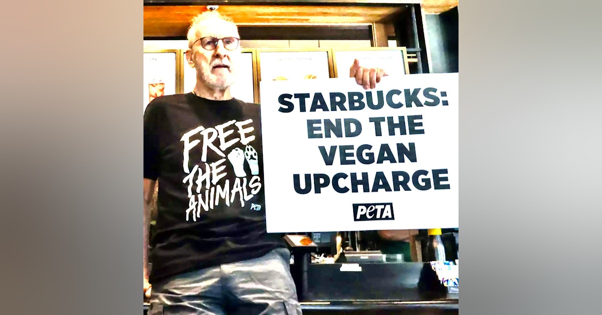 James Cromwell goes Crazy for Milk at Starbucks