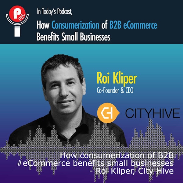 How consumerization of B2B #eCommerce benefits small businesses - Roi Kliper, City Hive Image