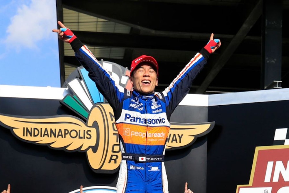 Takuma Sato is a Two Time Indianapolis 500 Champion!