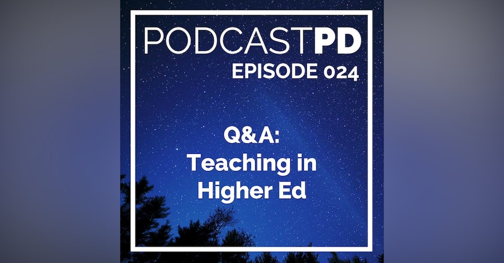 Q&A: Teaching in Higher Ed