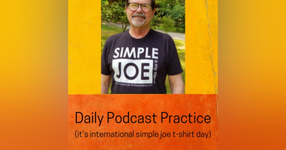 it’s international simple joe t-shirt day