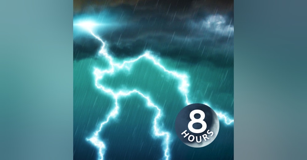 Grand Thunderstorm 8 Hours | Rain and Thunder White Noise for Sleep, Studying or Focus