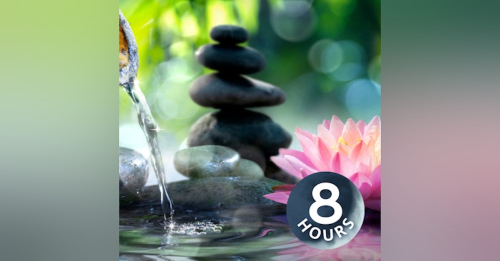 Zen Fountain Water Sounds 8 Hours | for Relaxation, Studying, Sleeping or Meditation