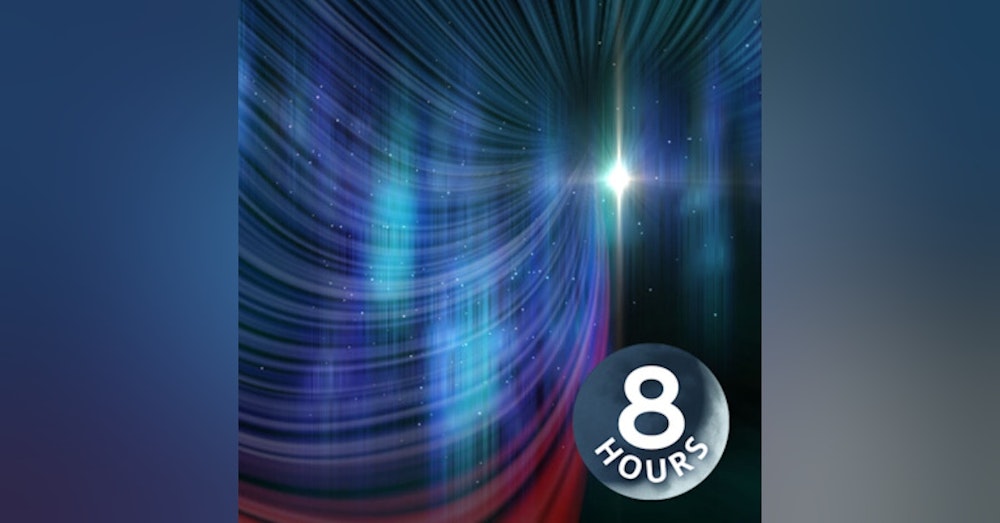 Cosmic Glow White Noise 8 Hours | Powerful Space Sound for Stress Relief, Sleep or Study