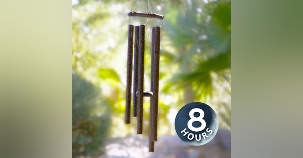 Wind Chimes + Windy Sounds 8 Hours | White Noise for Relaxation, Stress Relief or Sleep