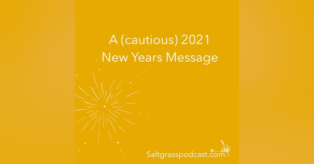 A (cautious) 2021 New Years message