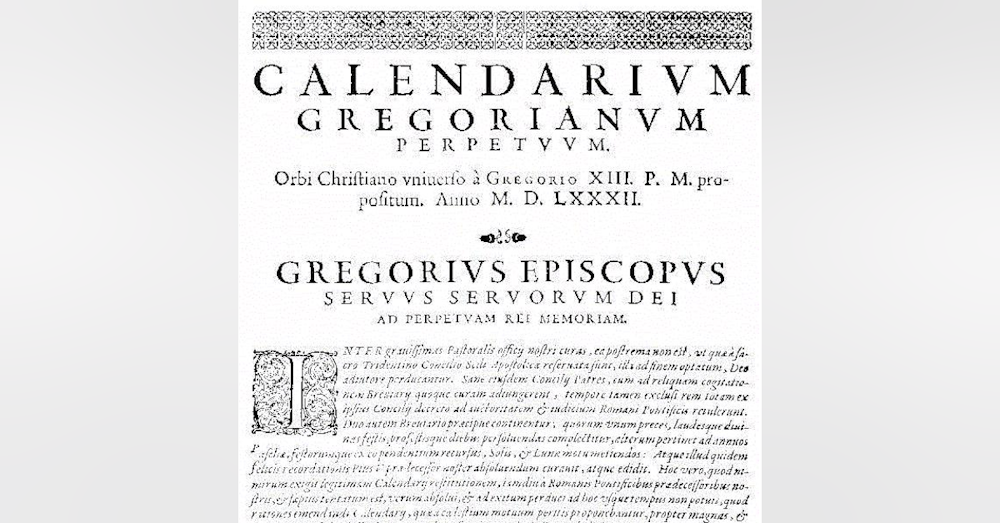 The Gregorian Calendar