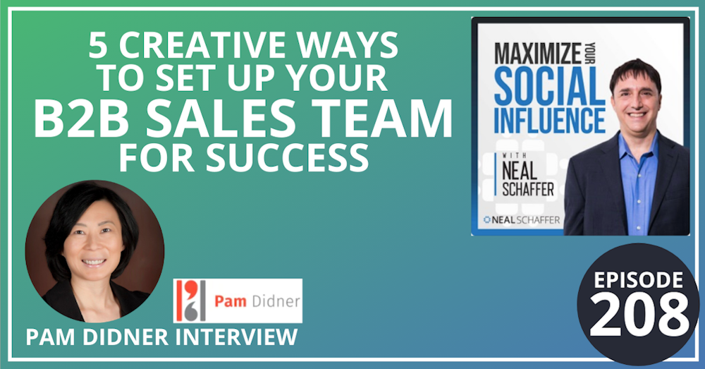 208: 5 Creative Ways to Set Up Your B2B Sales Team for Success [Pam Didner Interview]