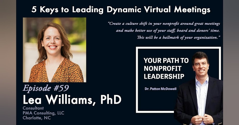59: 5 Keys to Leading Dynamic Virtual Meetings (Lea Williams)