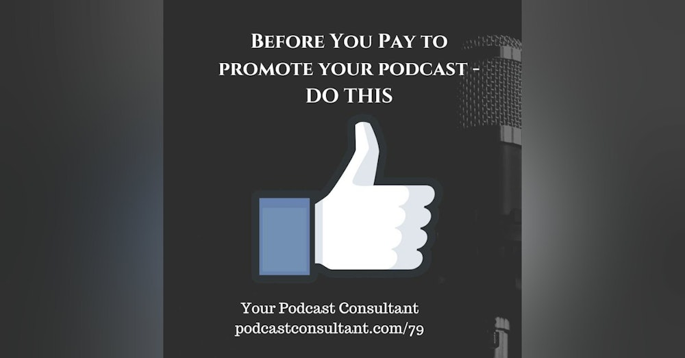Before You Pay to Promote Your Podcast - DO THIS