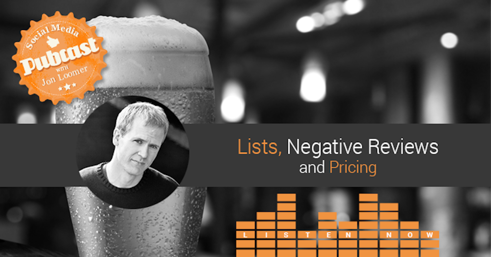 PUBCAST: Lists, Negative Reviews and Pricing