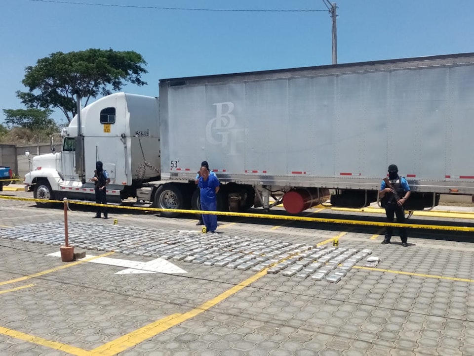 Policía incauta 352 kilos de cocaína en Rivas
