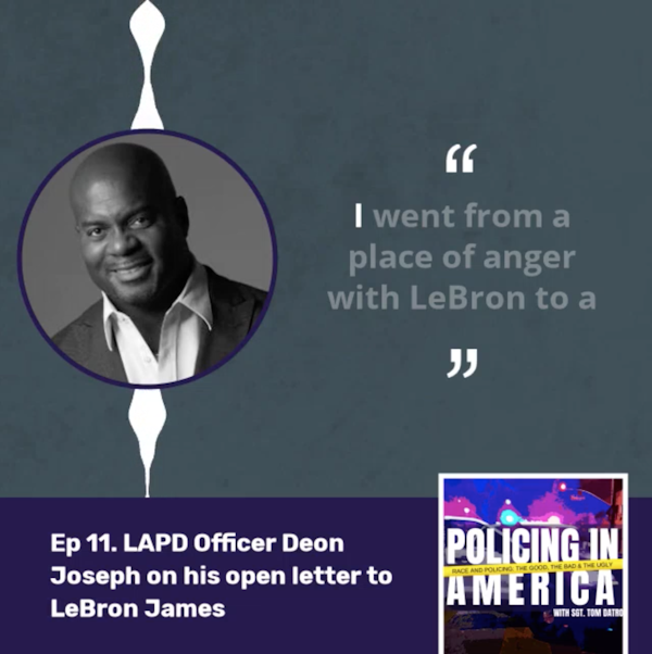LAPD Officer Deon Joseph's Open Letter to Lebron James Image