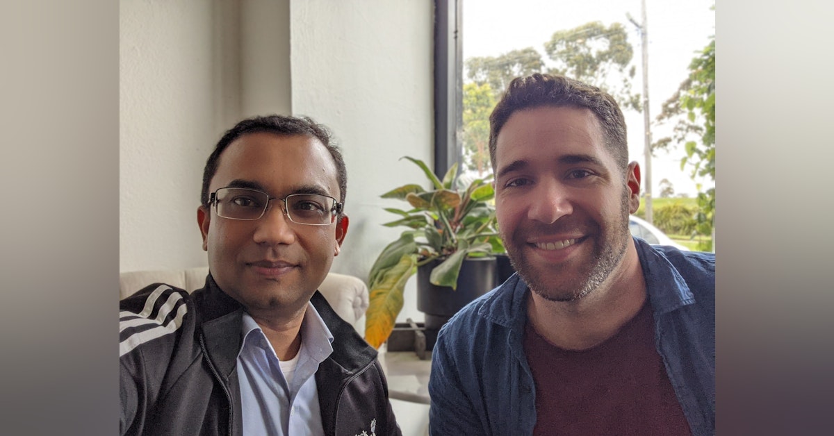 Rajesh Mathur & Paul Cenoz share India & Australia connected tech trade route experience & visions