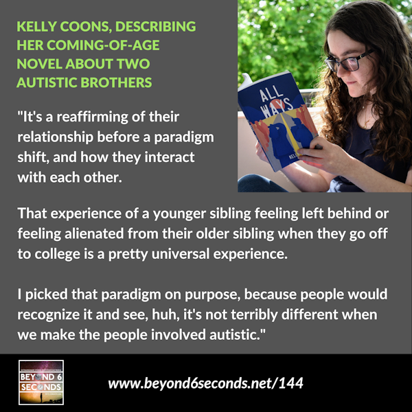Autistic coming-of-age stories – with Kelly Coons Image