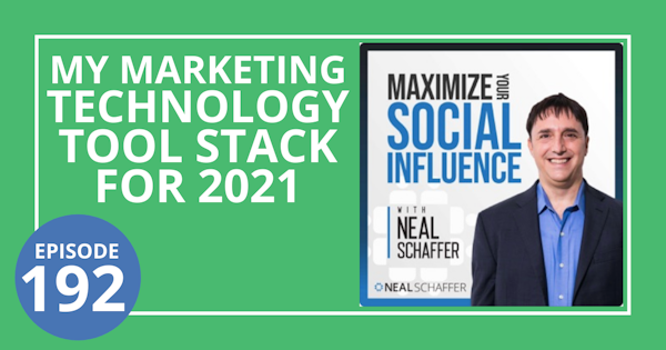192: My Marketing Technology Toolstack for 2021 Image