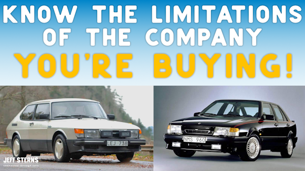 ...BEFORE YOU BUY IT!! (SAAB by GM) | An analysis was done after the purchase. Why?!?  WARREN BROWNE Image