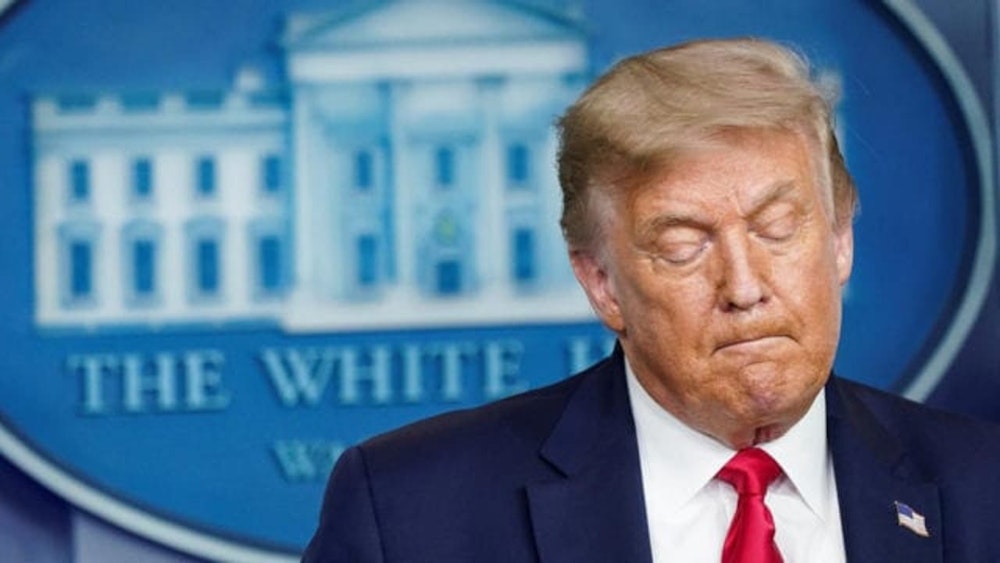 Un Donald Trump apagado se niega a conceder la derrota
