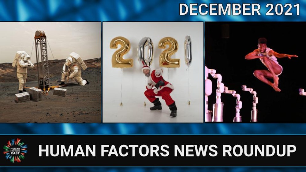 Human Factors News Monthly Roundup (December 2021)
