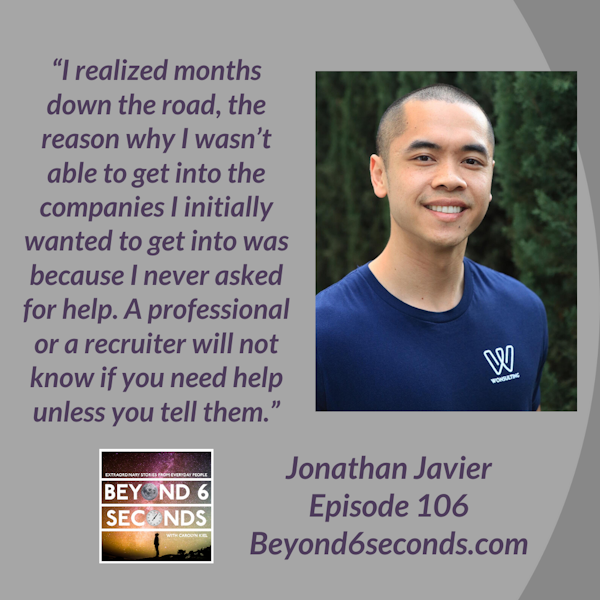 Episode 106: Helping underdogs find winning career opportunities  -- with Jonathan Javier Image