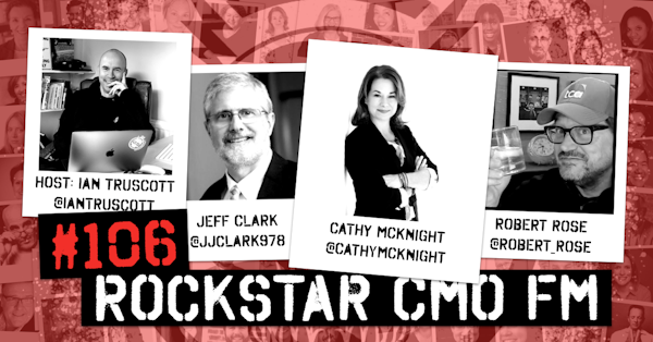 #106 - The 4th Fin' Marketing Fundamental with Jeff, Content Matters with Cathy and Robert Walks the Tightrope with a Cocktail Episode Image