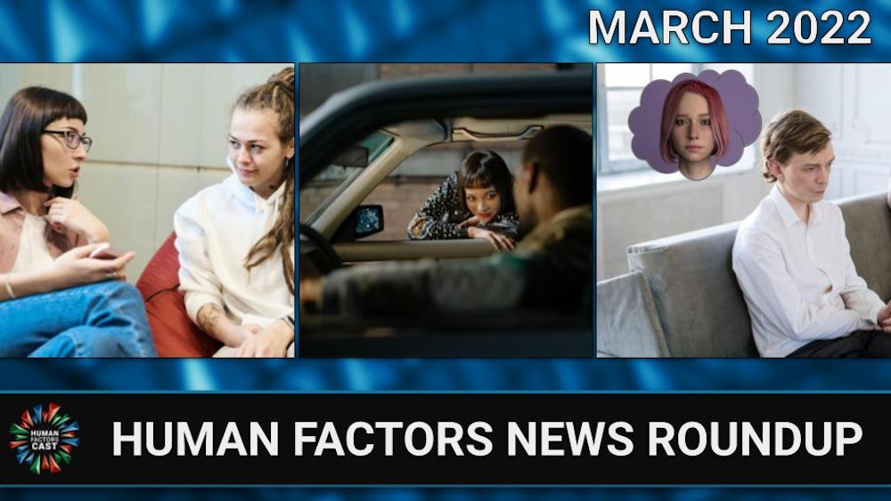 Human Factors News Monthly Roundup (March 2022)