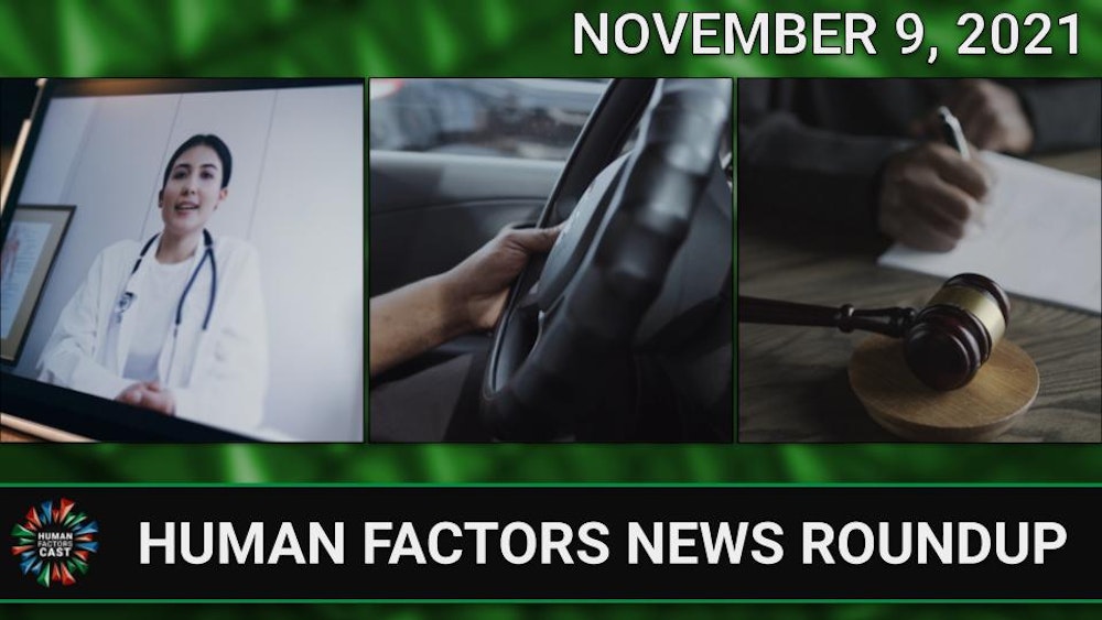Human Factors Weekly News (11/09/21)
