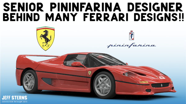 Maurizio Corbi: Ferrari F355, 456, 550, F40, F50, California | Pininfarina senior designer talks with Jeff!! Image