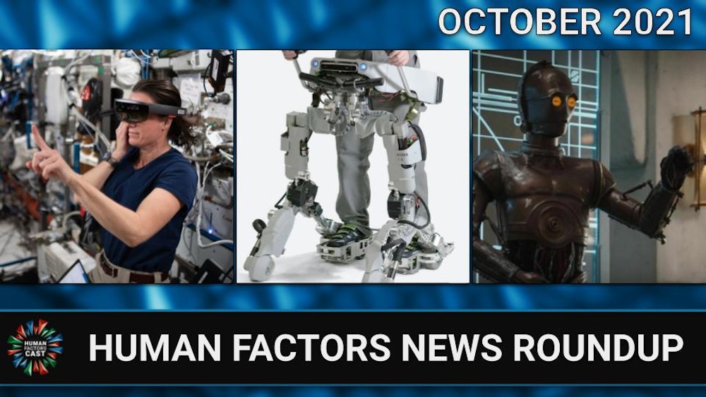 Human Factors News Monthly Roundup (October 2021)