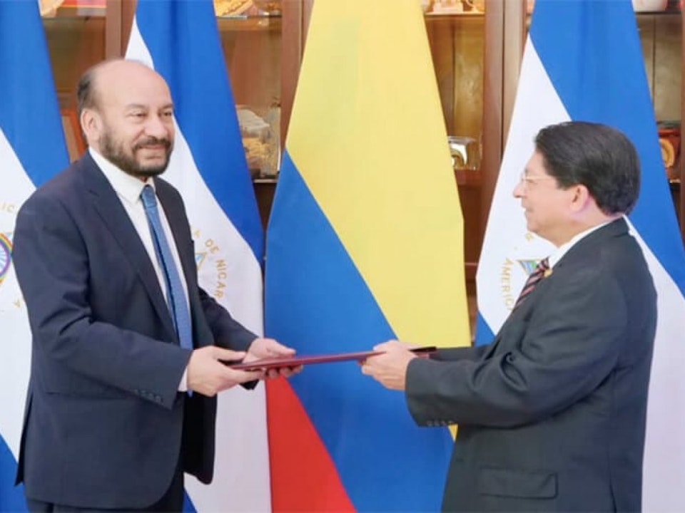 Gobierno de Nicaragua retira credenciales al embajador de Colombia y lo llama “insolente”