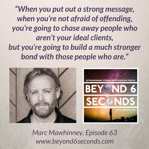 Episode 63: Marc Mawhinney – How to bounce back from adversity and deal with haters (explicit) Image