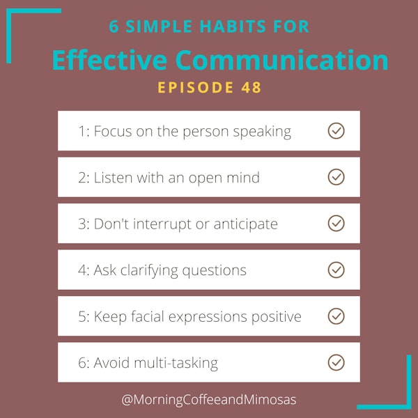 Six Simple Habits for Effective Communication Image