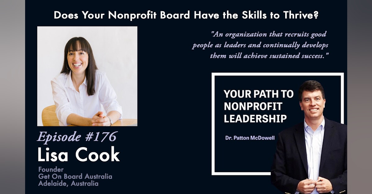 176: Does Your Nonprofit Board Have the Skills to Thrive? (Lisa Cook)