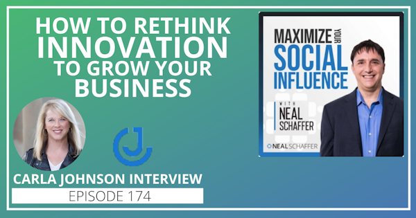 174: How to Rethink Innovation to Grow Your Business [Carla Johnson Interview] Image