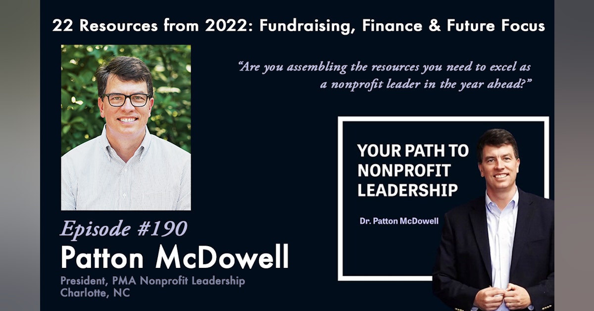 190: 22 Resources from 2022: Fundraising, Finance & Future Focus