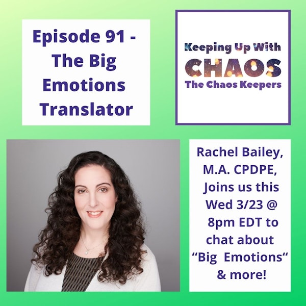 Episode 91 - The Big Emotions Translator | Rachel Bailey