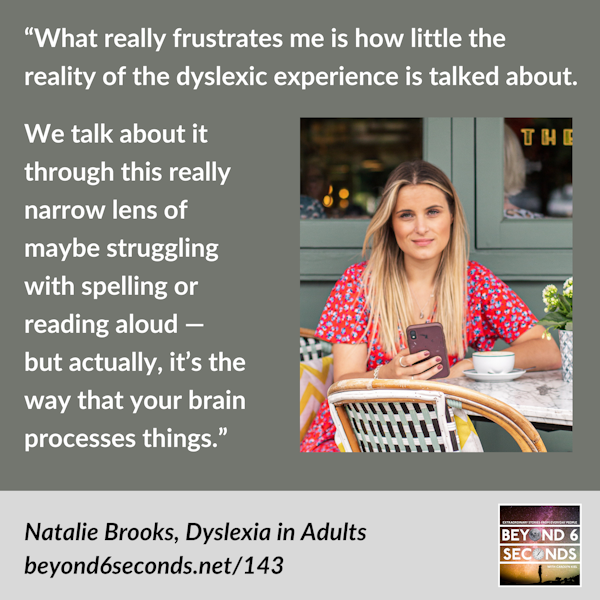 Natalie Brooks – Dyslexia in Adults Image