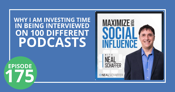 175: Why I am Investing Time in Being Interviewed on 100 Different Podcasts Image